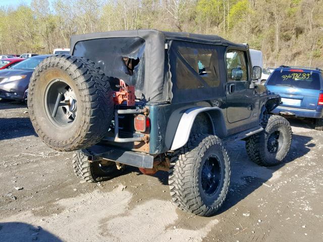 1J4FA64S66P739034 - 2006 JEEP WRANGLER / GRAY photo 4