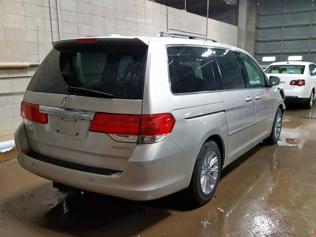 5FNRL38878B057528 - 2008 HONDA ODYSSEY TO SILVER photo 4