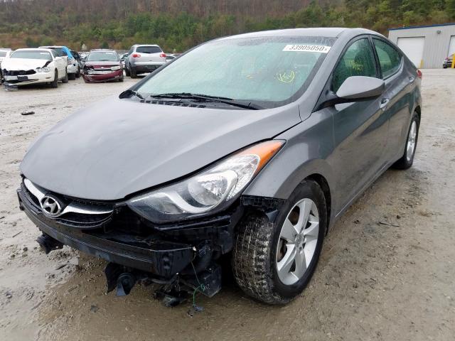 5NPDH4AE2DH424204 - 2013 HYUNDAI ELANTRA GLS  photo 2