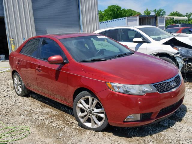 KNAFW4A38B5354652 - 2011 KIA FORTE SX RED photo 1