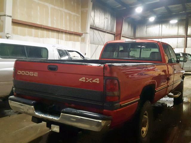 3B7KF23D1VM503512 - 1997 DODGE RAM 2500 RED photo 4