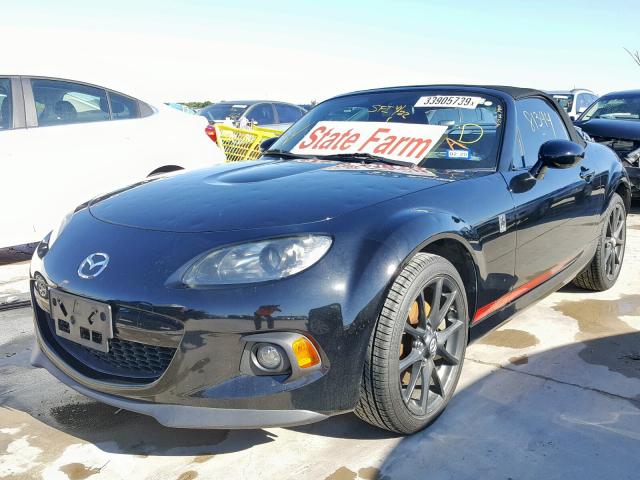 JM1NC2LF4D0230168 - 2013 MAZDA MX-5 MIATA BLACK photo 2