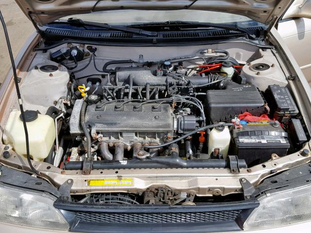 2T1BB02E0VC182940 - 1997 TOYOTA COROLLA DX GRAY photo 7