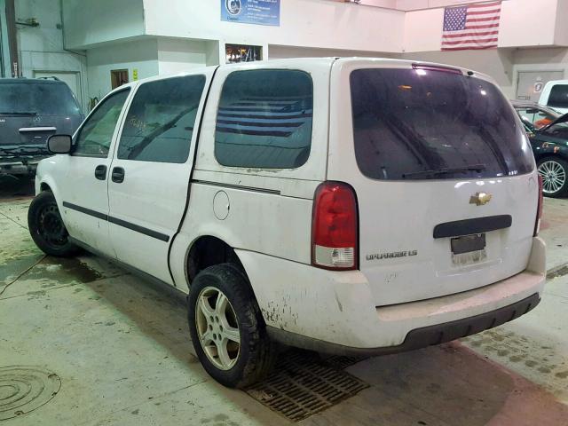 1GNDV23LX6D204026 - 2006 CHEVROLET UPLANDER L WHITE photo 3