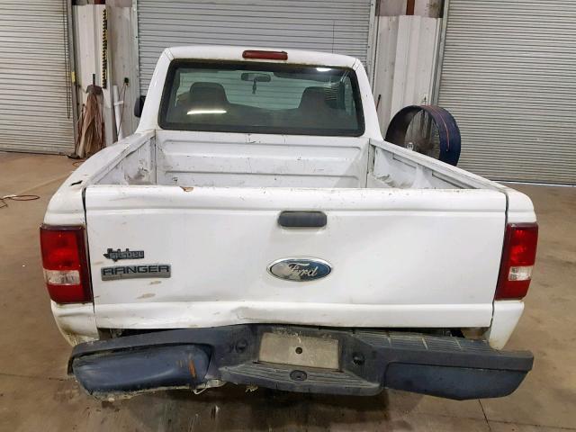 1FTYR10D07PA08697 - 2007 FORD RANGER WHITE photo 6