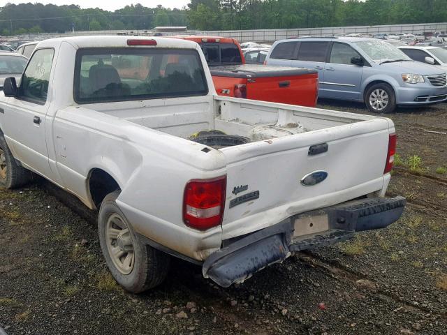 1FTYR10D07PA08697 - 2007 FORD RANGER WHITE photo 9