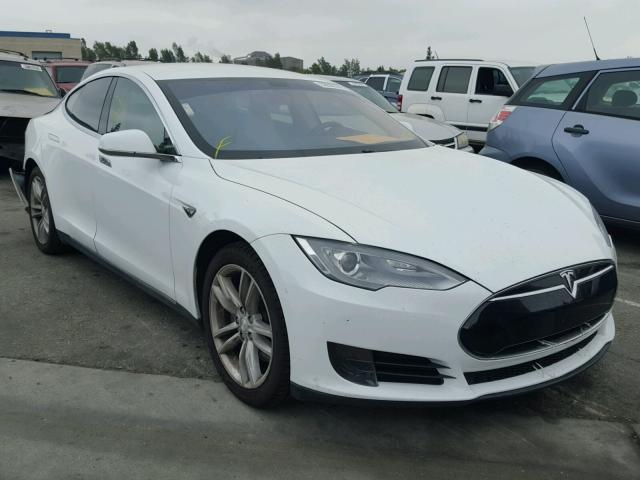 5YJSA1DN1DFP07729 - 2013 TESLA MODEL S WHITE photo 1