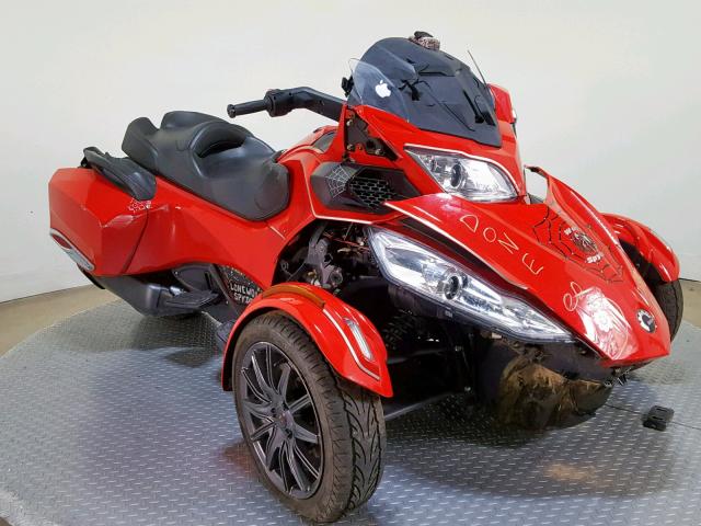 2BXNBBC19DV003448 - 2013 CAN-AM SPYDER RED photo 2