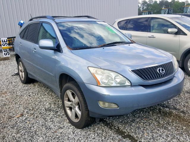 JTJGA31U940019454 - 2004 LEXUS RX 330 BLUE photo 1