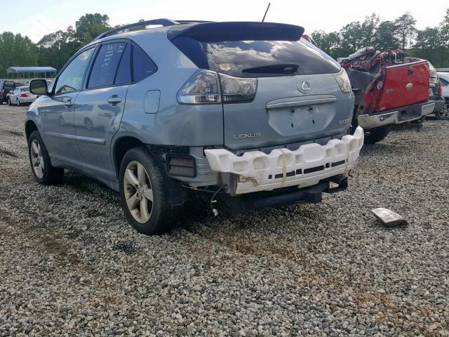 JTJGA31U940019454 - 2004 LEXUS RX 330 BLUE photo 3