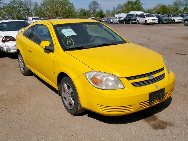 1G1AL18F287292269 - 2008 CHEVROLET COBALT LT YELLOW photo 1