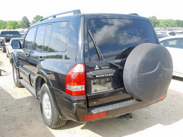 JA4NW51S93J028955 - 2003 MITSUBISHI MONTERO LI BLACK photo 3