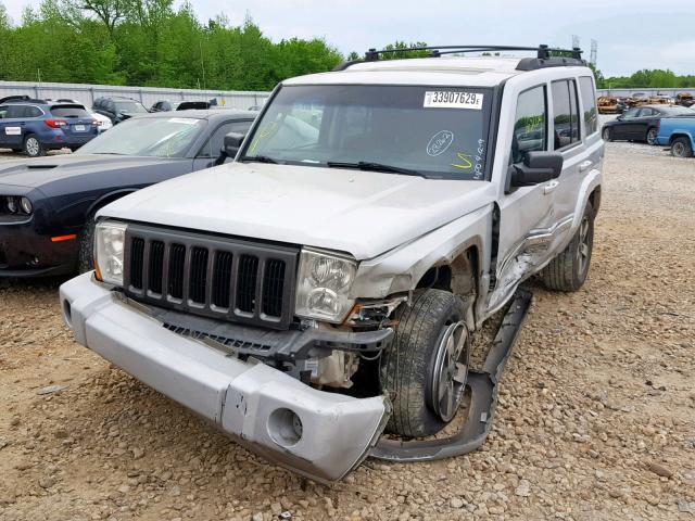 1J8HH48N56C327240 - 2006 JEEP COMMANDER 银色 照片 2