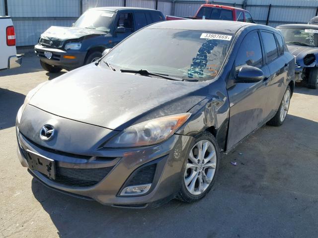 JM1BL1K60B1393986 - 2011 MAZDA 3 S GRAY photo 2