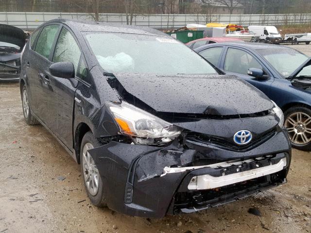 JTDZN3EU5FJ034539 - 2015 TOYOTA PRIUS V BLACK photo 1