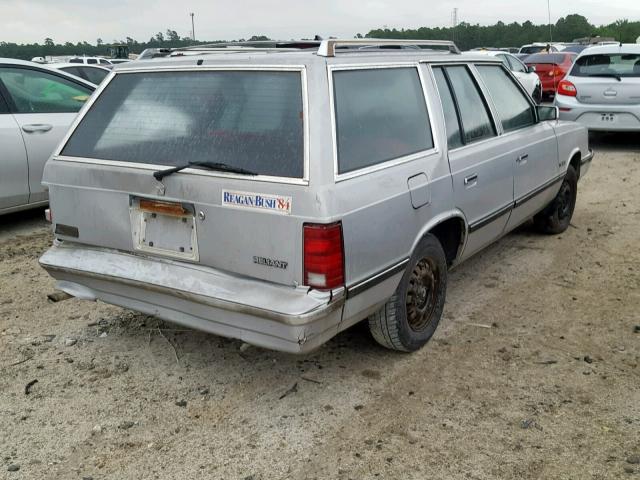 1P3BP49C5EF214785 - 1984 PLYMOUTH RELIANT CU GRAY photo 4