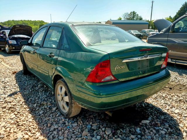 1FAFP38381W375919 - 2001 FORD FOCUS ZTS GREEN photo 3