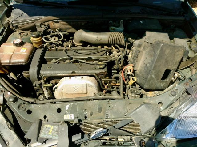 1FAFP38381W375919 - 2001 FORD FOCUS ZTS GREEN photo 7