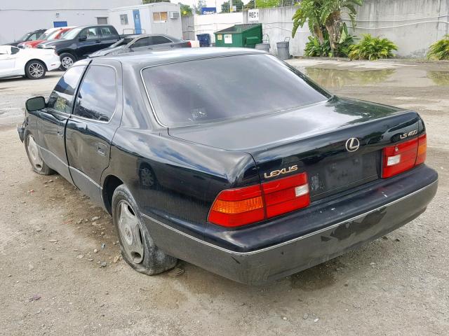 JT8BH28F8W0115099 - 1998 LEXUS LS 400 BLACK photo 3