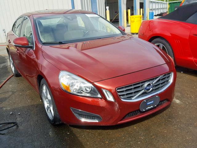 YV1622FS3C2115333 - 2012 VOLVO S60 T5 MAROON photo 1