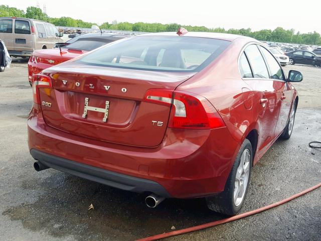 YV1622FS3C2115333 - 2012 VOLVO S60 T5 MAROON photo 4