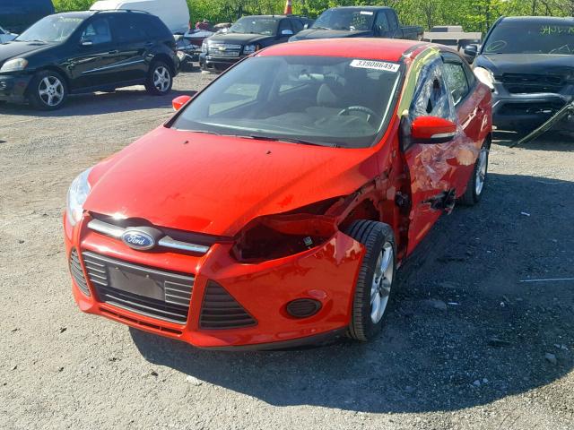 1FADP3F24EL126039 - 2014 FORD FOCUS SE RED photo 2