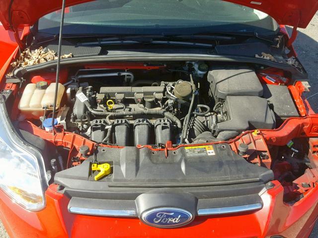 1FADP3F24EL126039 - 2014 FORD FOCUS SE RED photo 7