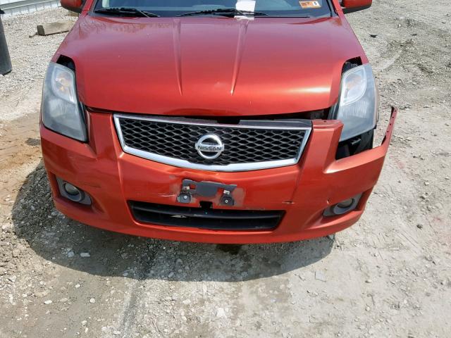 3N1AB6AP7AL626276 - 2010 NISSAN SENTRA 2.0 MAROON photo 9