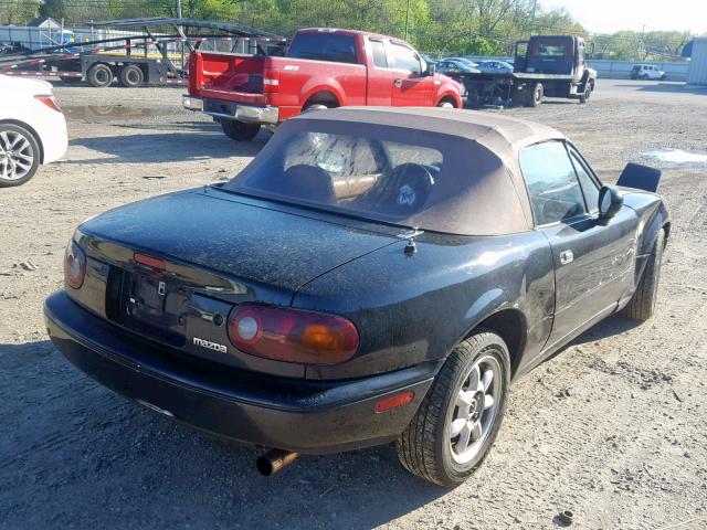 JM1NA3514P0404208 - 1993 MAZDA MX-5 MIATA BLACK photo 4