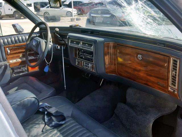 1G6DW51Y4KR738130 - 1989 CADILLAC BROUGHAM BLUE photo 5