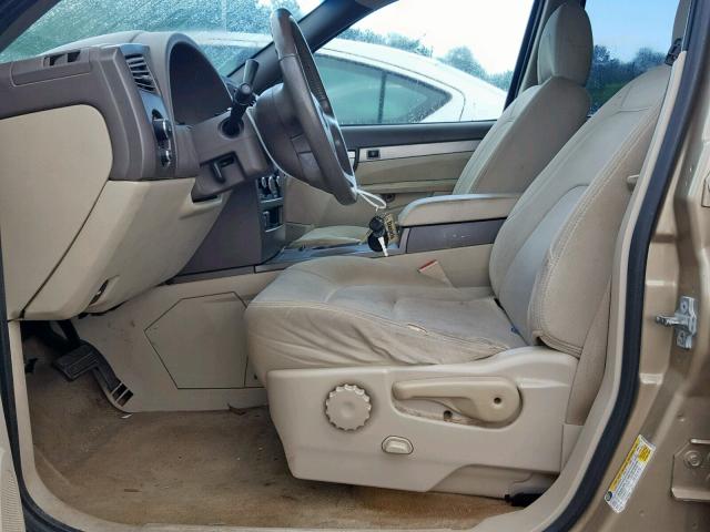 3G5DA03L66S576902 - 2006 BUICK RENDEZVOUS TAN photo 5