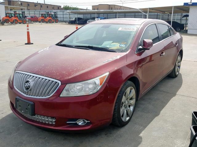 1G4GE5ED3BF326332 - 2011 BUICK LACROSSE C MAROON photo 2