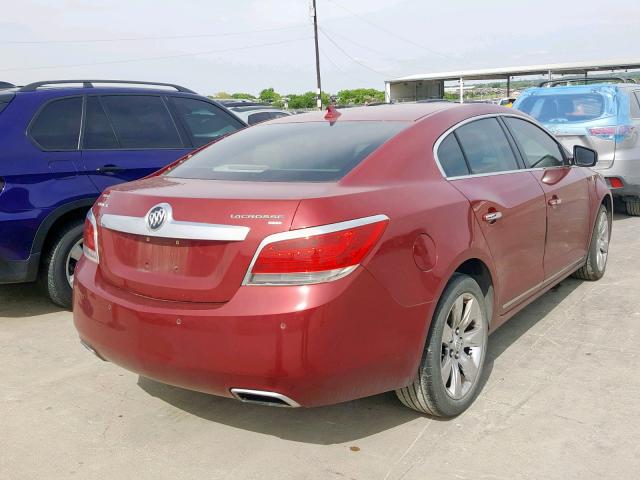 1G4GE5ED3BF326332 - 2011 BUICK LACROSSE C MAROON photo 4