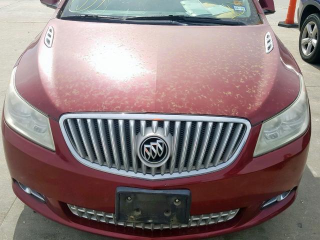 1G4GE5ED3BF326332 - 2011 BUICK LACROSSE C MAROON photo 9