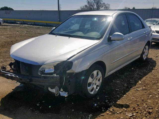 KNAFE121085531847 - 2008 KIA SPECTRA EX SILVER photo 2