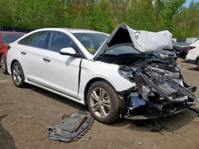 5NPE34AF8JH656930 - 2018 HYUNDAI SONATA SPO WHITE photo 1