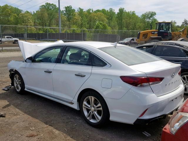 5NPE34AF8JH656930 - 2018 HYUNDAI SONATA SPO WHITE photo 3