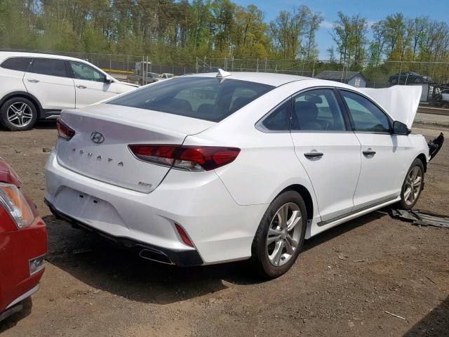 5NPE34AF8JH656930 - 2018 HYUNDAI SONATA SPO WHITE photo 4