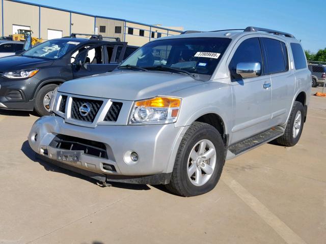 5N1BA0NC0BN609003 - 2011 NISSAN ARMADA SV SILVER photo 2