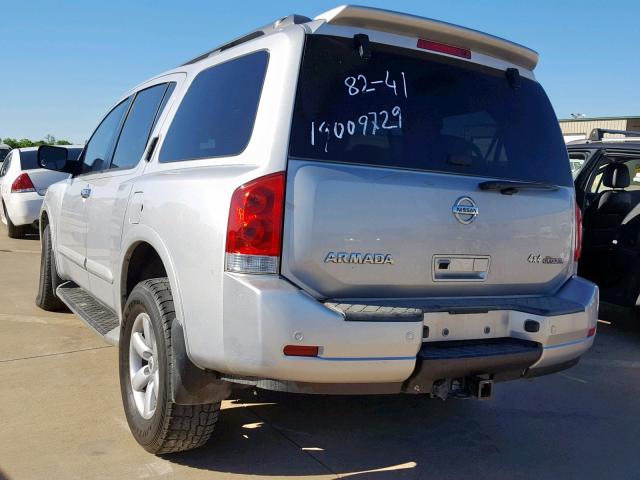 5N1BA0NC0BN609003 - 2011 NISSAN ARMADA SV SILVER photo 3