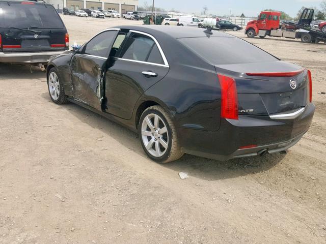 1G6AA5RA9E0178610 - 2014 CADILLAC ATS BLACK photo 3