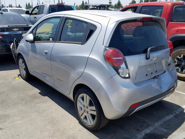 KL8CD6S94DC599871 - 2013 CHEVROLET SPARK 1LT SILVER photo 3