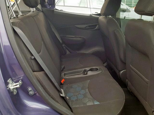 KL8CD6SA2HC730747 - 2017 CHEVROLET SPARK 1LT PURPLE photo 6