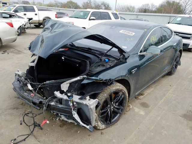 5YJSA1S1XEFP66070 - 2014 TESLA MODEL S  photo 2