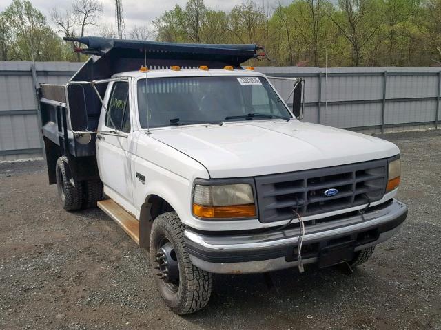 1FDLF47F2VEC15477 - 1997 FORD F SUPER DU WHITE photo 1