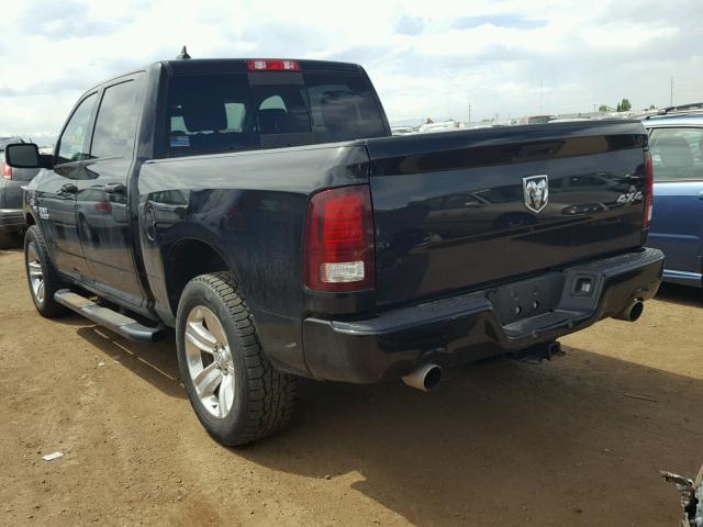 1C6RR7MT5GS305168 - 2016 RAM 1500 SPORT BLACK photo 3