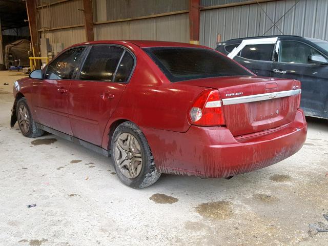1G1ZS57N47F279744 - 2007 CHEVROLET MALIBU LS MAROON photo 3