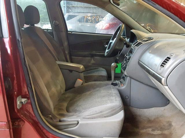 1G1ZS57N47F279744 - 2007 CHEVROLET MALIBU LS MAROON photo 5