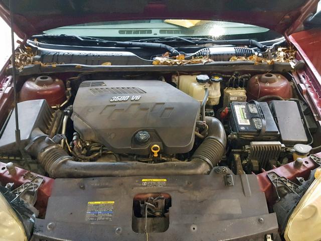 1G1ZS57N47F279744 - 2007 CHEVROLET MALIBU LS MAROON photo 7