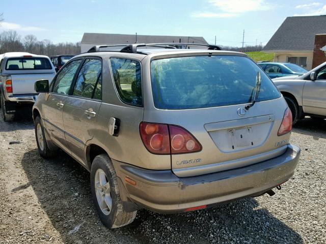 JT6HF10U6Y0140695 - 2000 LEXUS RX 300 BEIGE photo 3